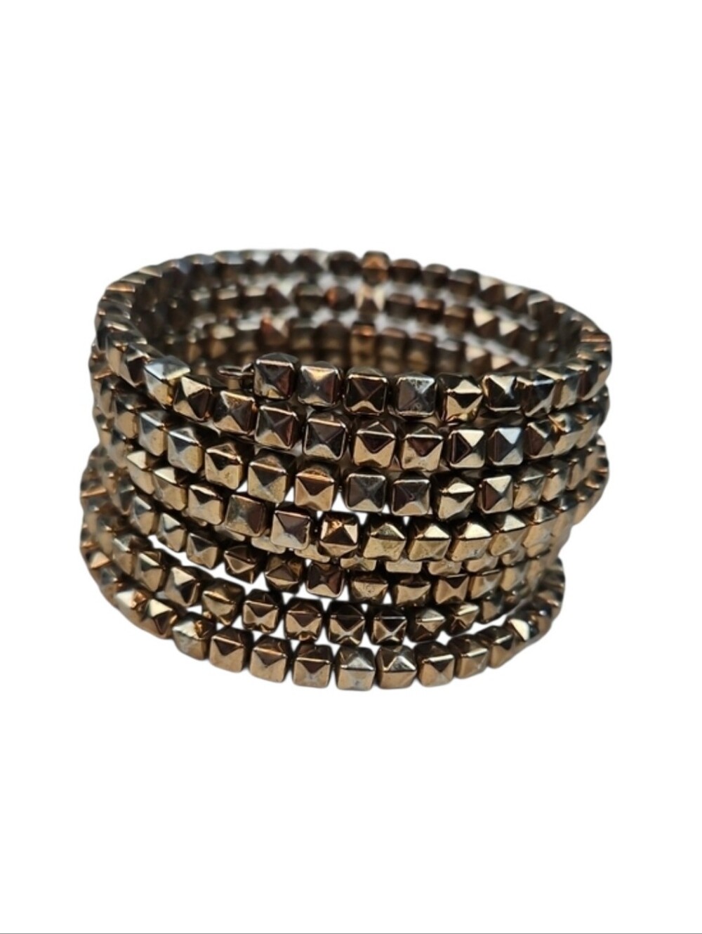 Stretch Cuff Bracelet Bronze Gold Lightweight Adjustable Jewelry